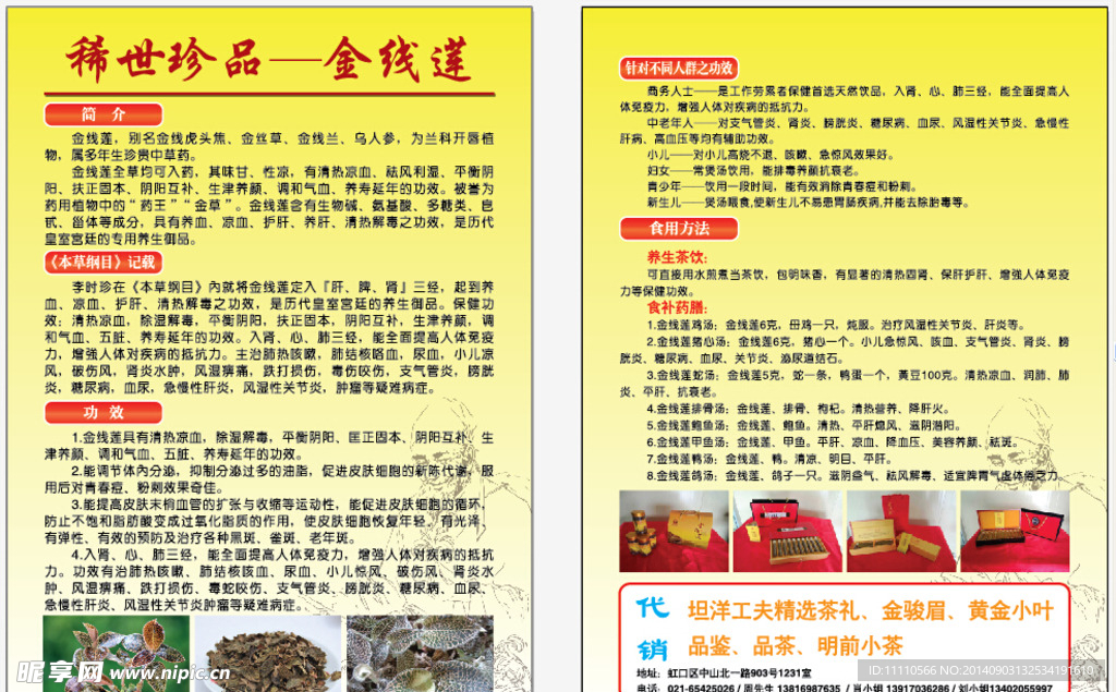 彬强金线莲单页