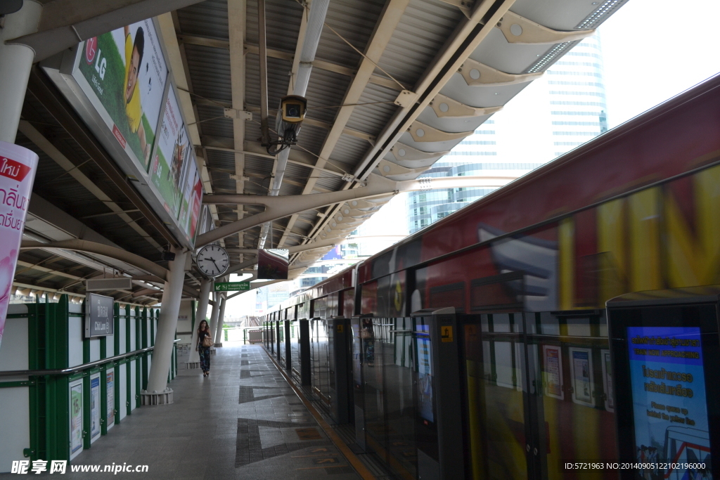 曼谷地铁站台