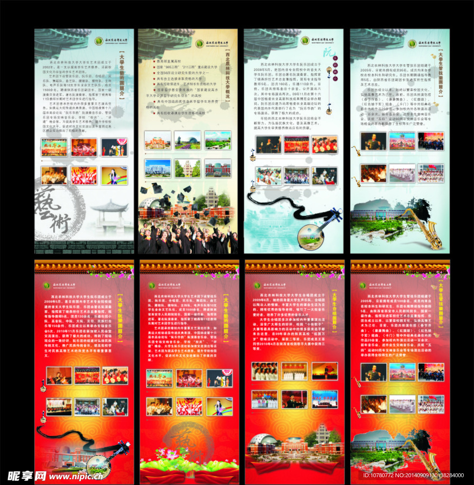 学校展板 宣传画  墙