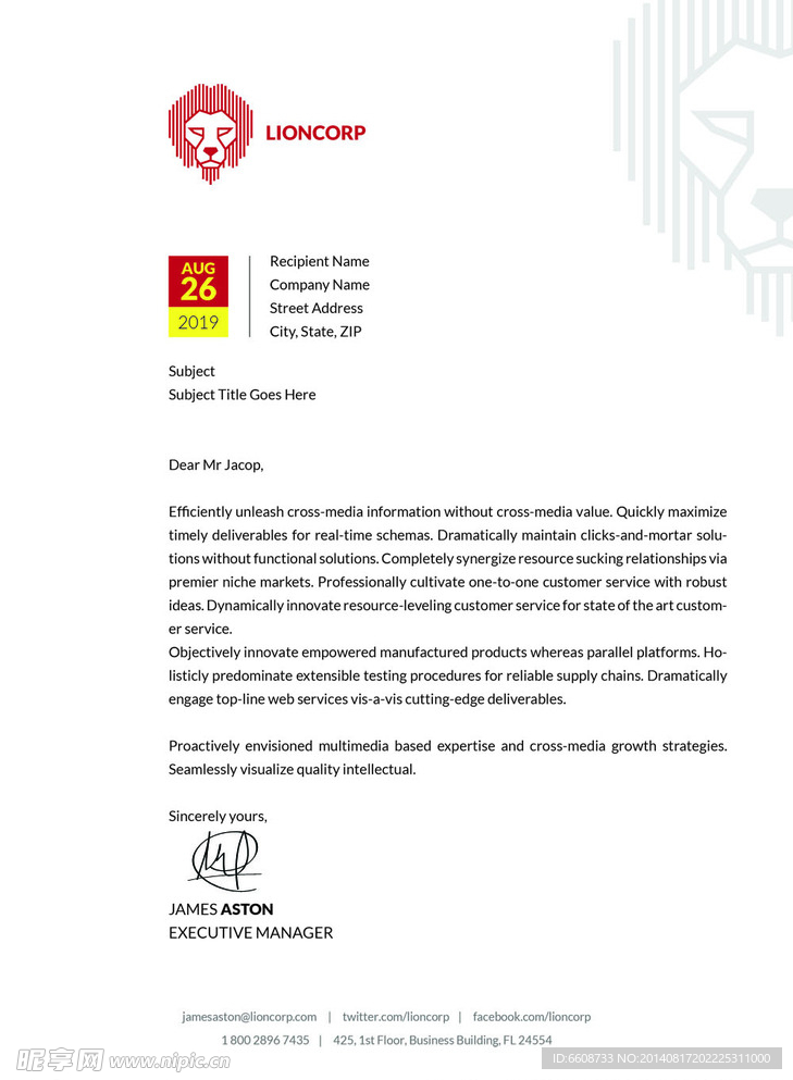 个人简历企业传单