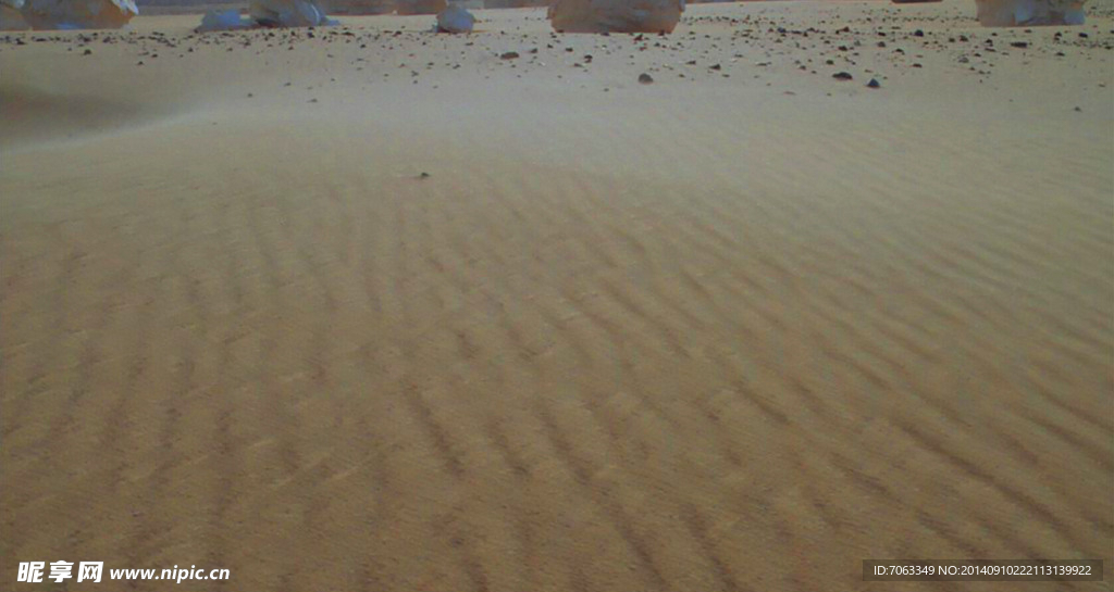 沙漠风沙视频素材