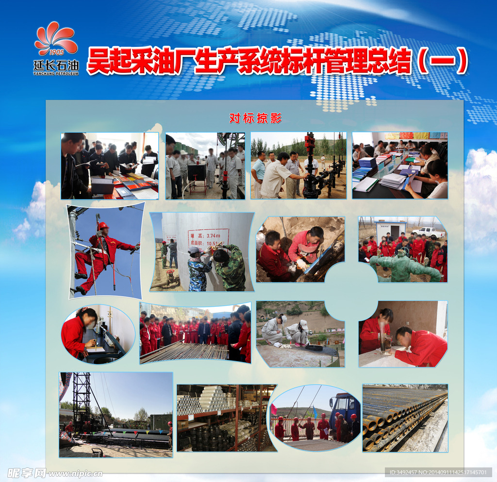 对标 标杆 管理展板