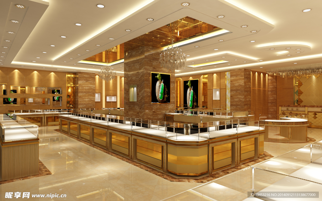 珠宝店效果图