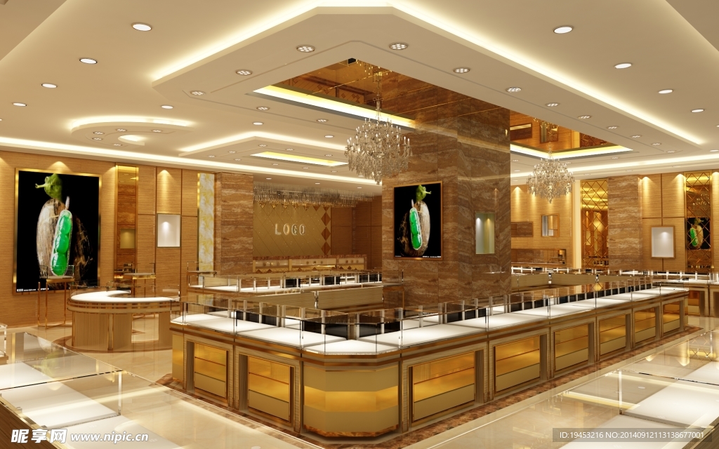 珠宝店效果图