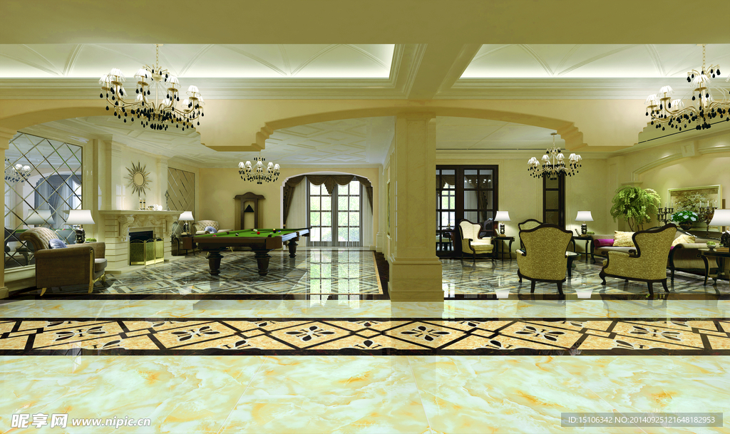 过道  合层效果图