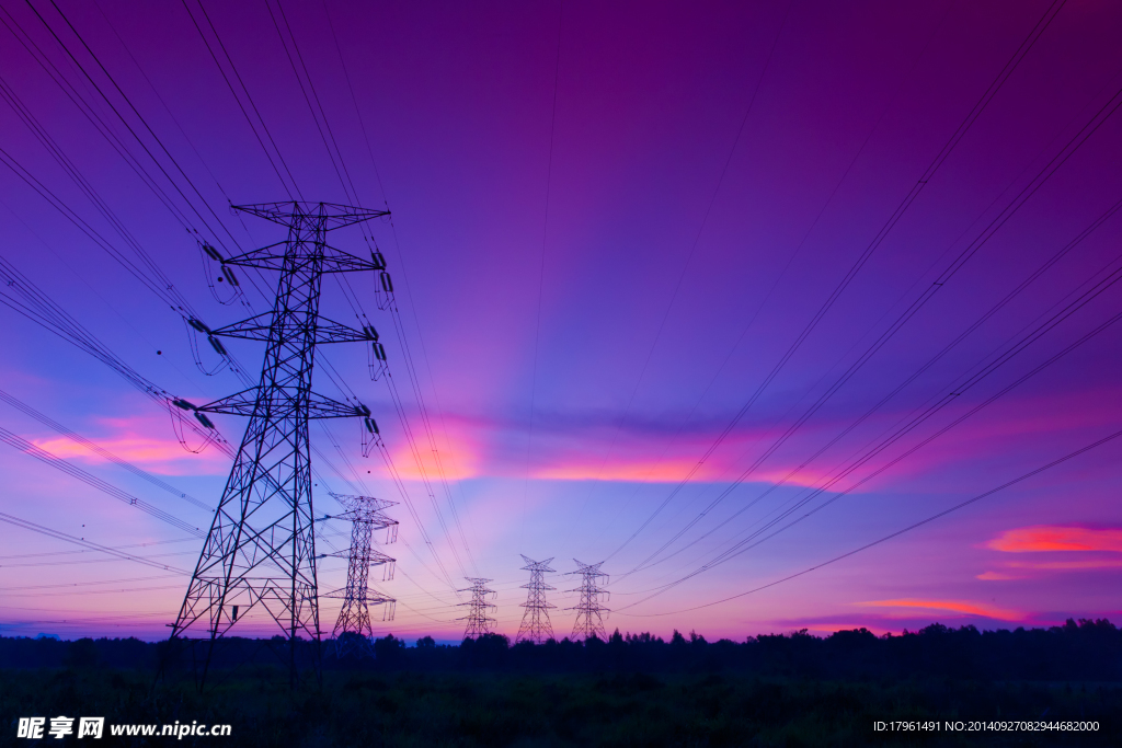 秦皇岛夕阳电线