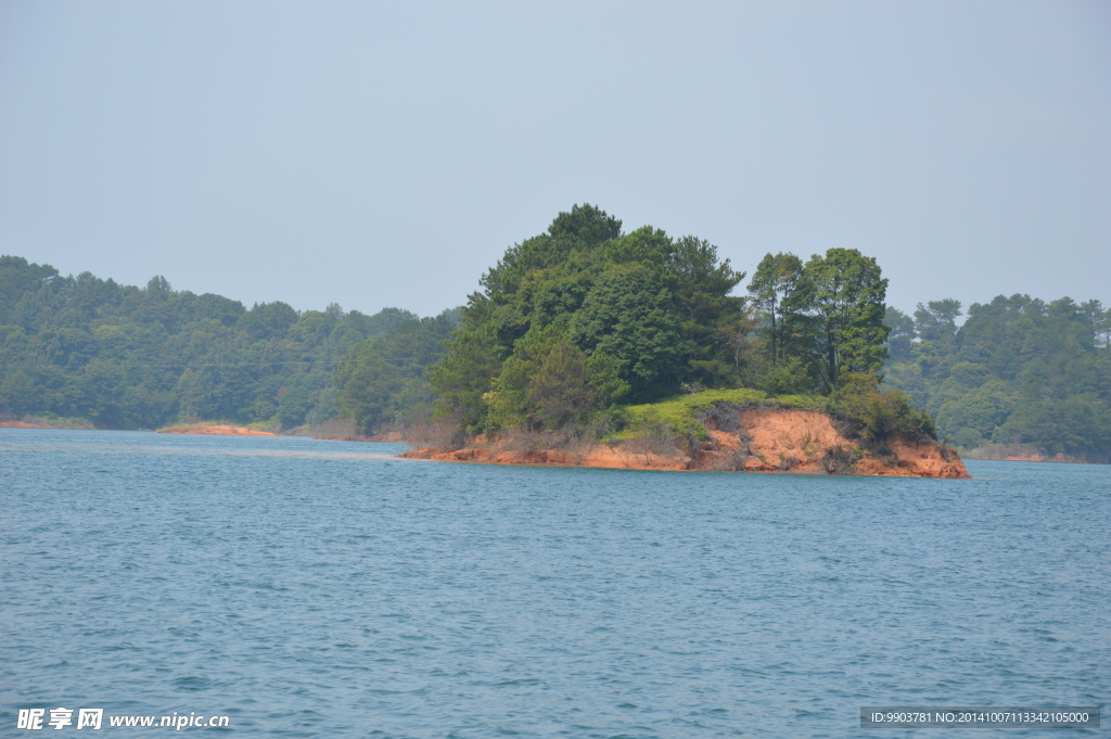 湖中小岛 万绿湖 景观