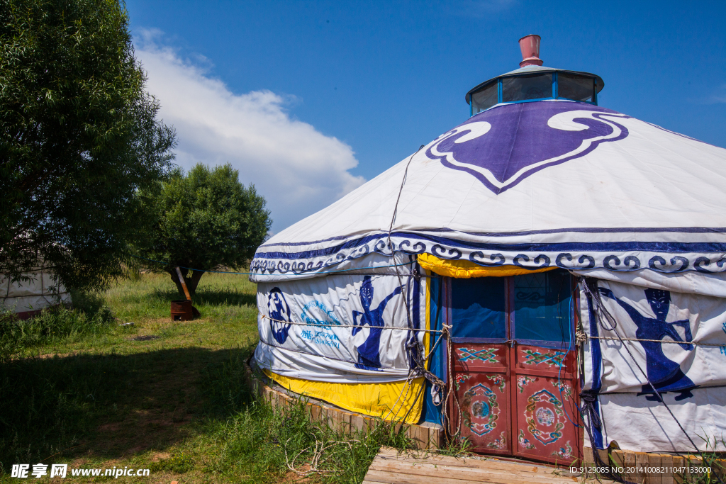 苏泊罕大草原 蒙古包