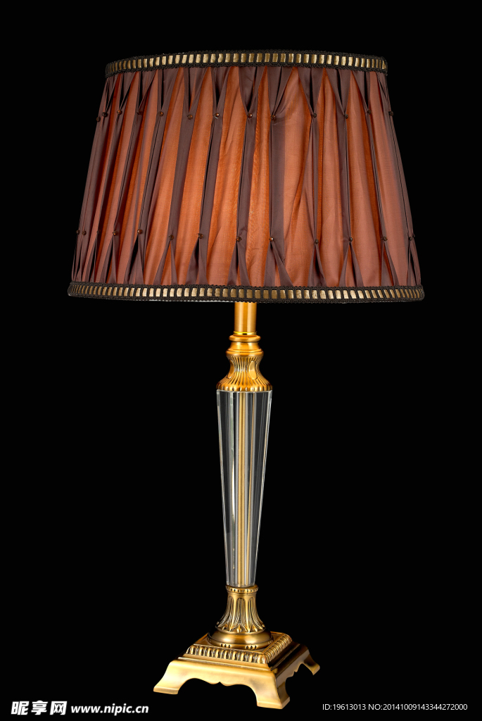 欧式水晶灯台灯