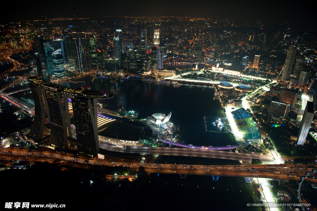 新加坡 优美夜景