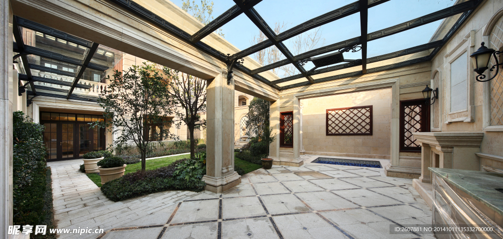 高端古典欧式别墅实景