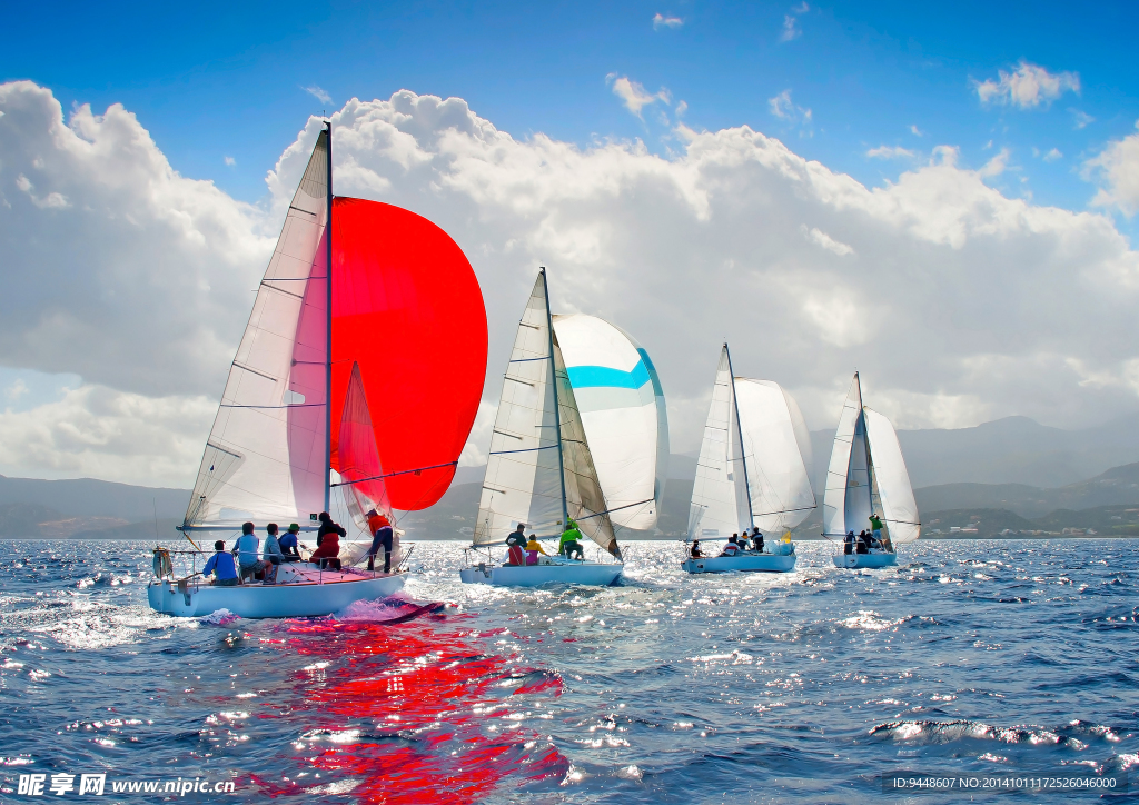 帆船比赛图片