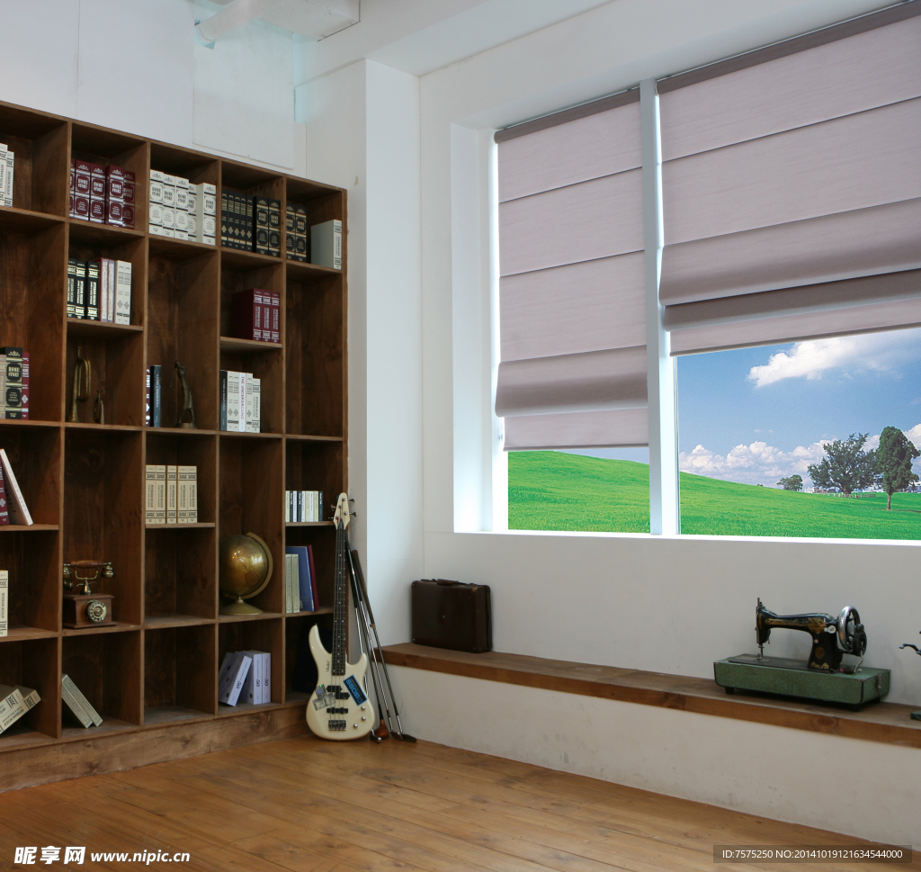 家居窗帘 罗马帘