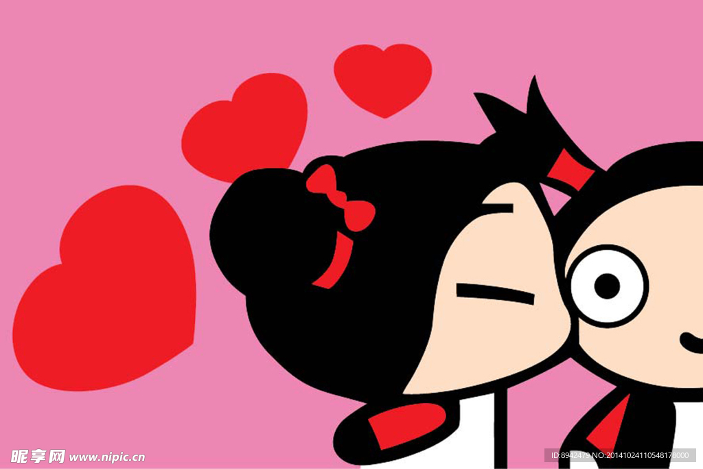 中国娃娃-爱意 数字油