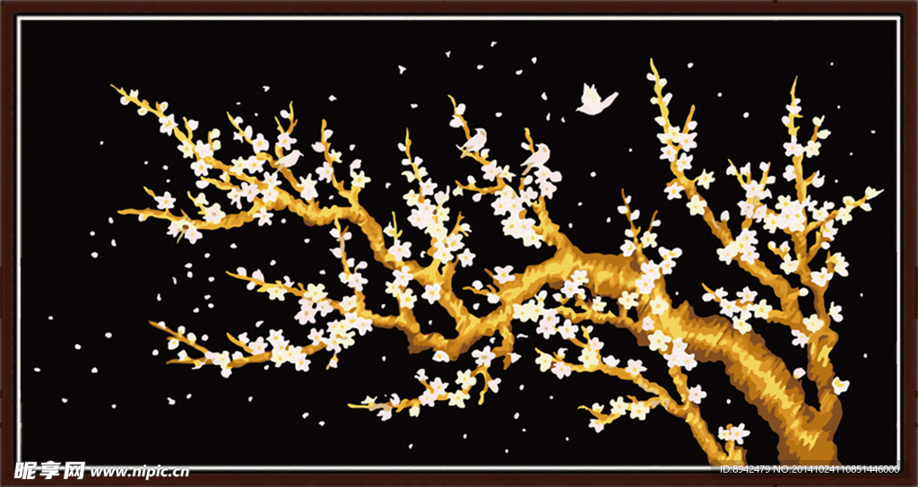 凌寒留香 数字油画