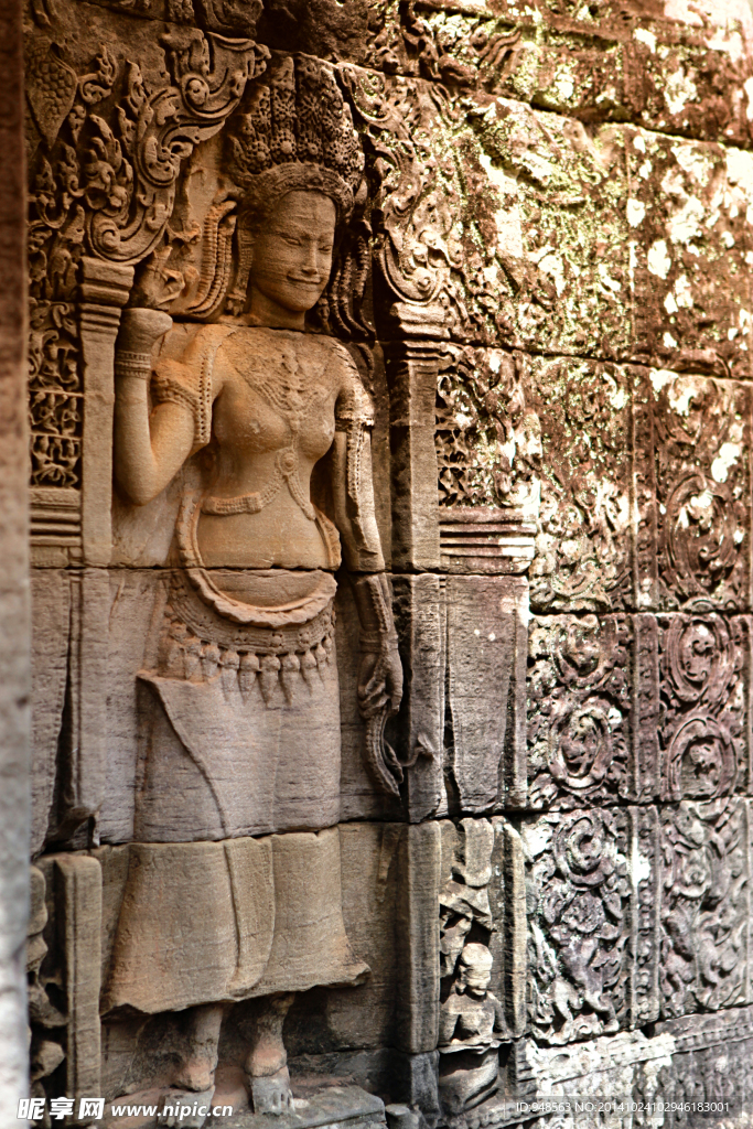 柬埔寨 吴哥窟 浮雕