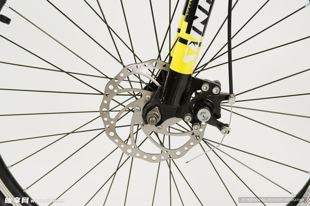 山地车细节照 车轮