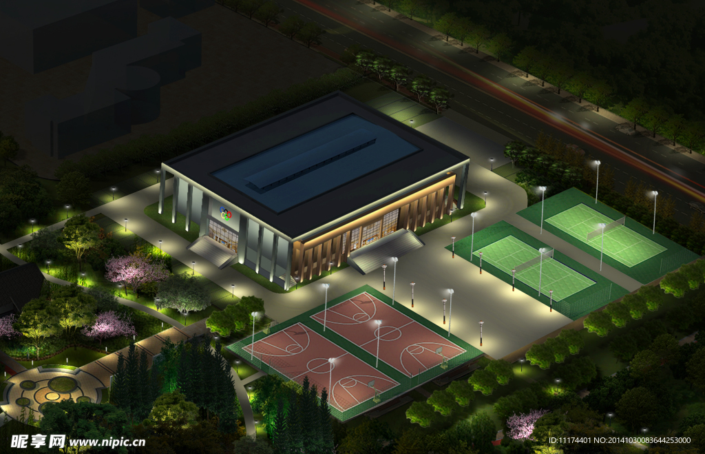 景观 亮化 夜景 照明