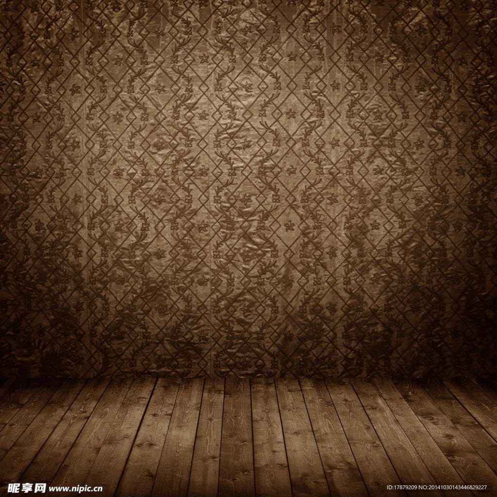 木质棕色花纹背景