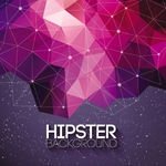 紫色商务画几何切割色