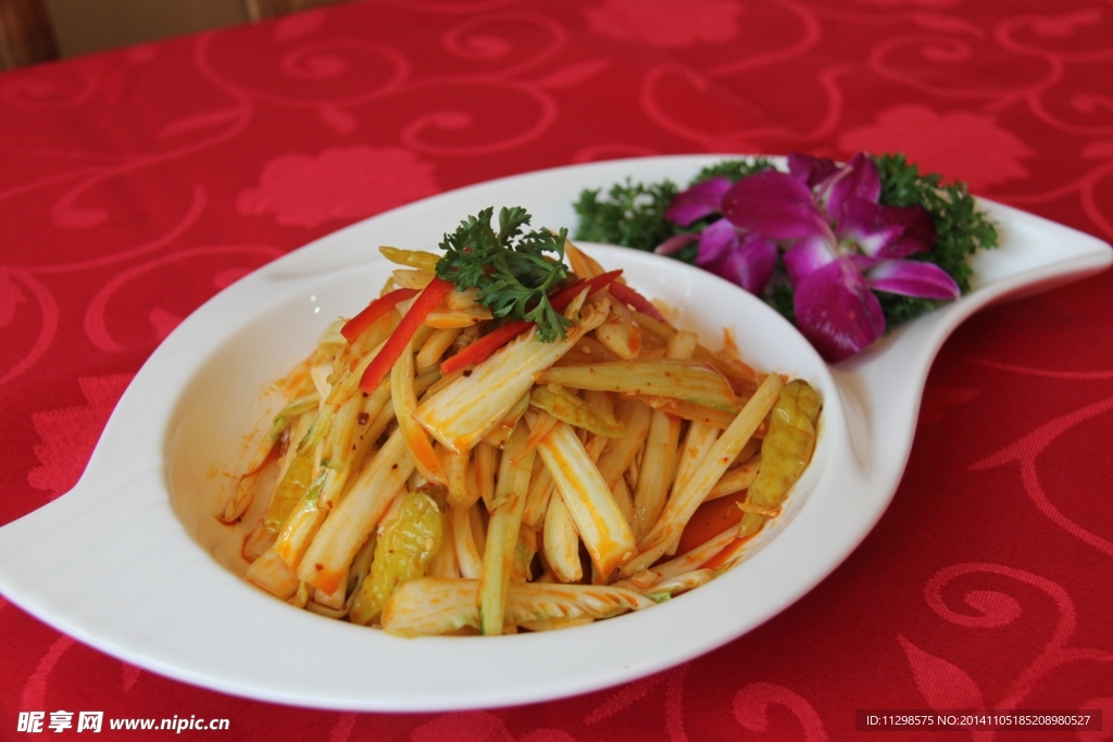 泡高山菜 红油泡菜