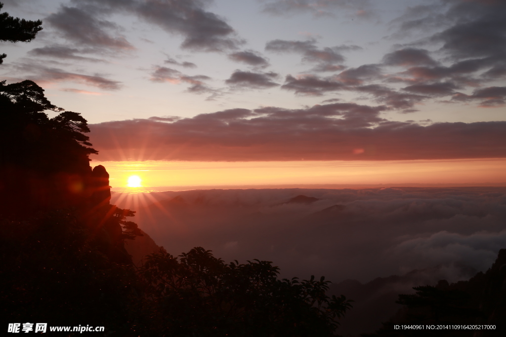黄山日出