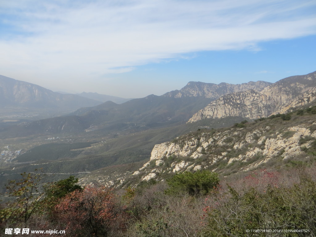 嵩山秋日风光