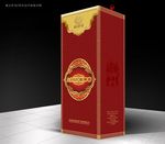 白酒酒盒设计（展开图
