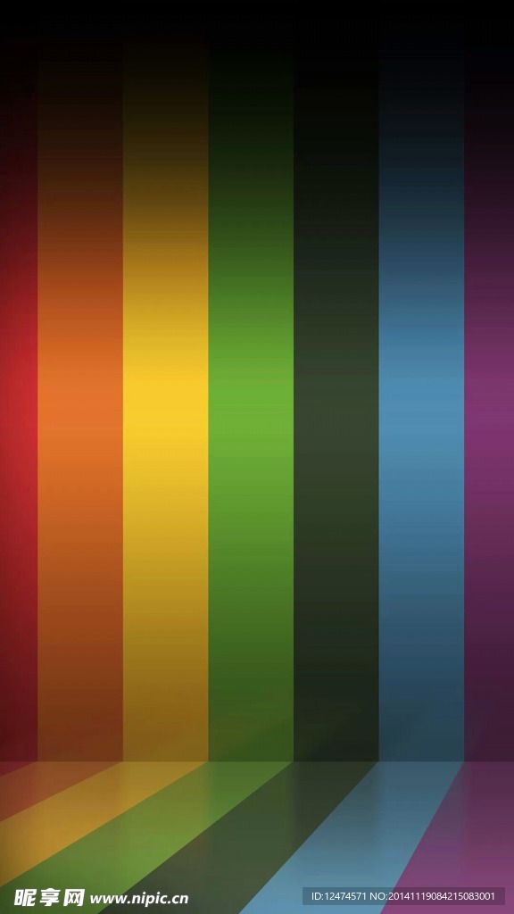 彩条 折射 背景