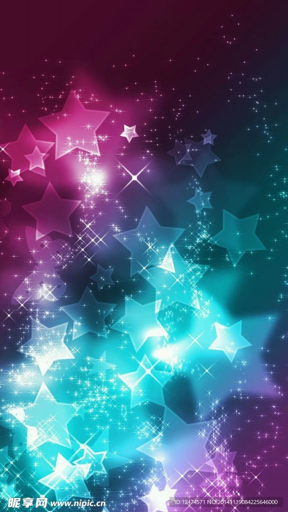 星星绚烂 背景