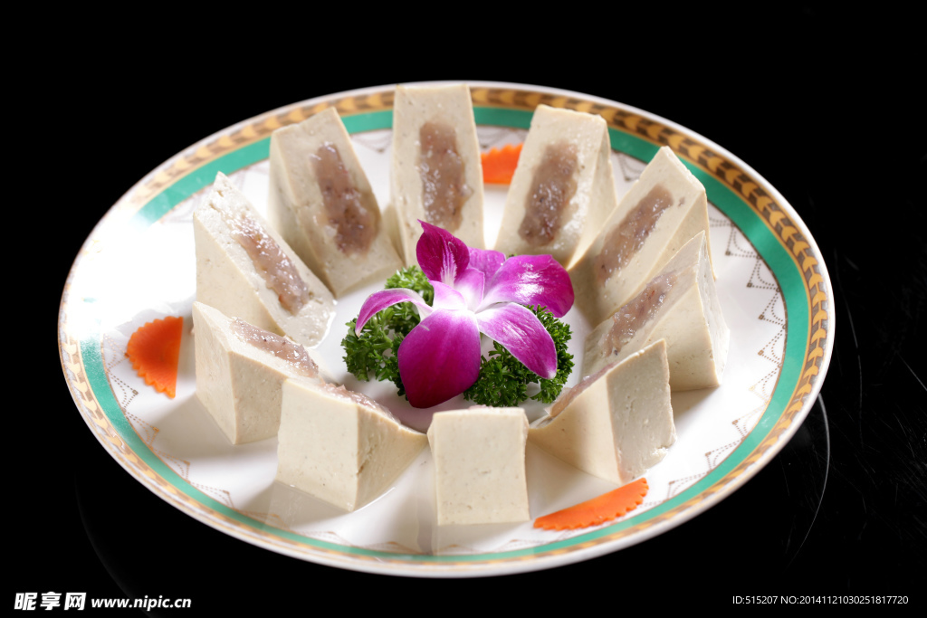 虾馅豆腐