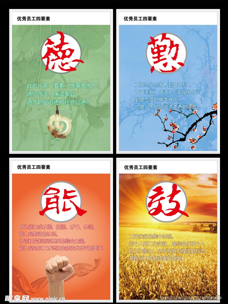 企业文化展板设计(设