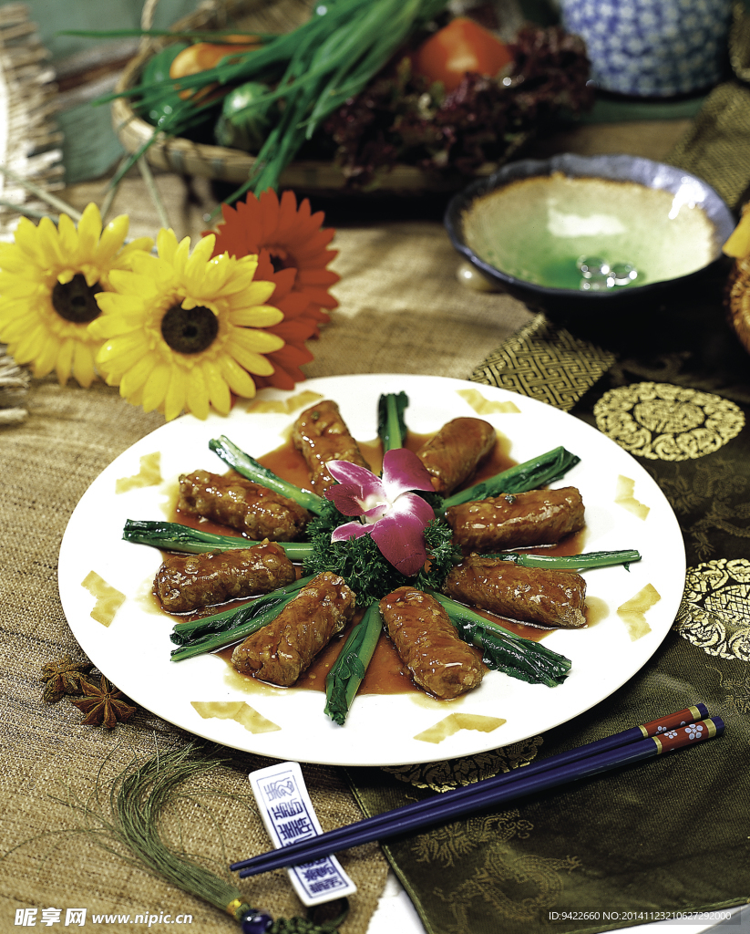 日式烧汁牛柳卷