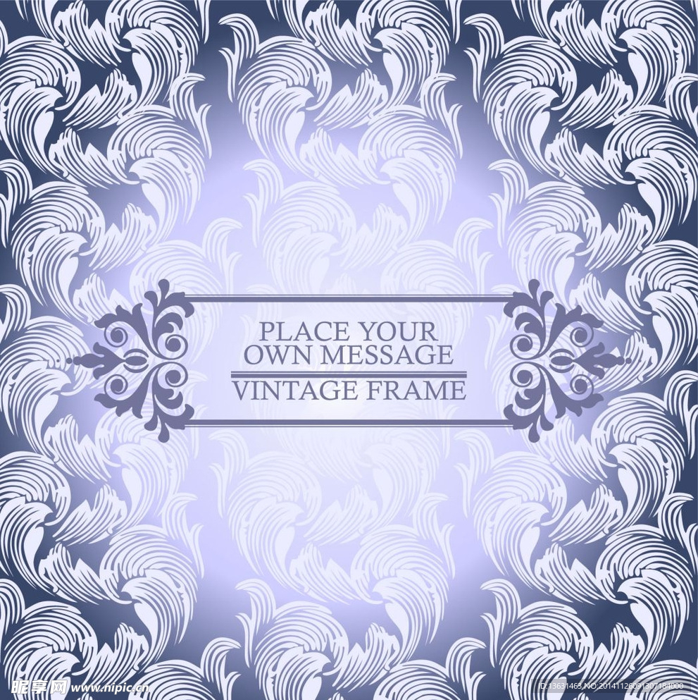 欧式底纹素材 花边花