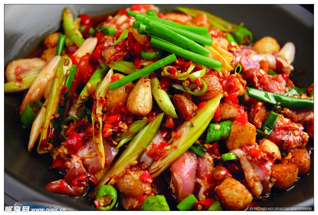 香辣鸡柳焖锅