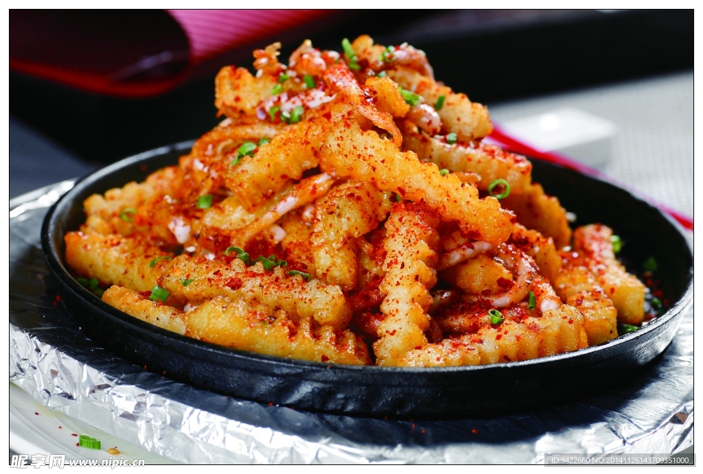 香辣土豆鱿鱼须