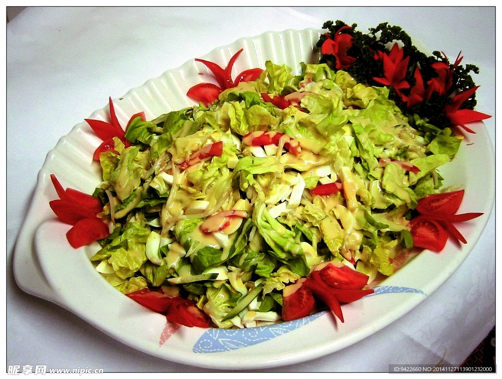 自助餐鲜沙拉酱