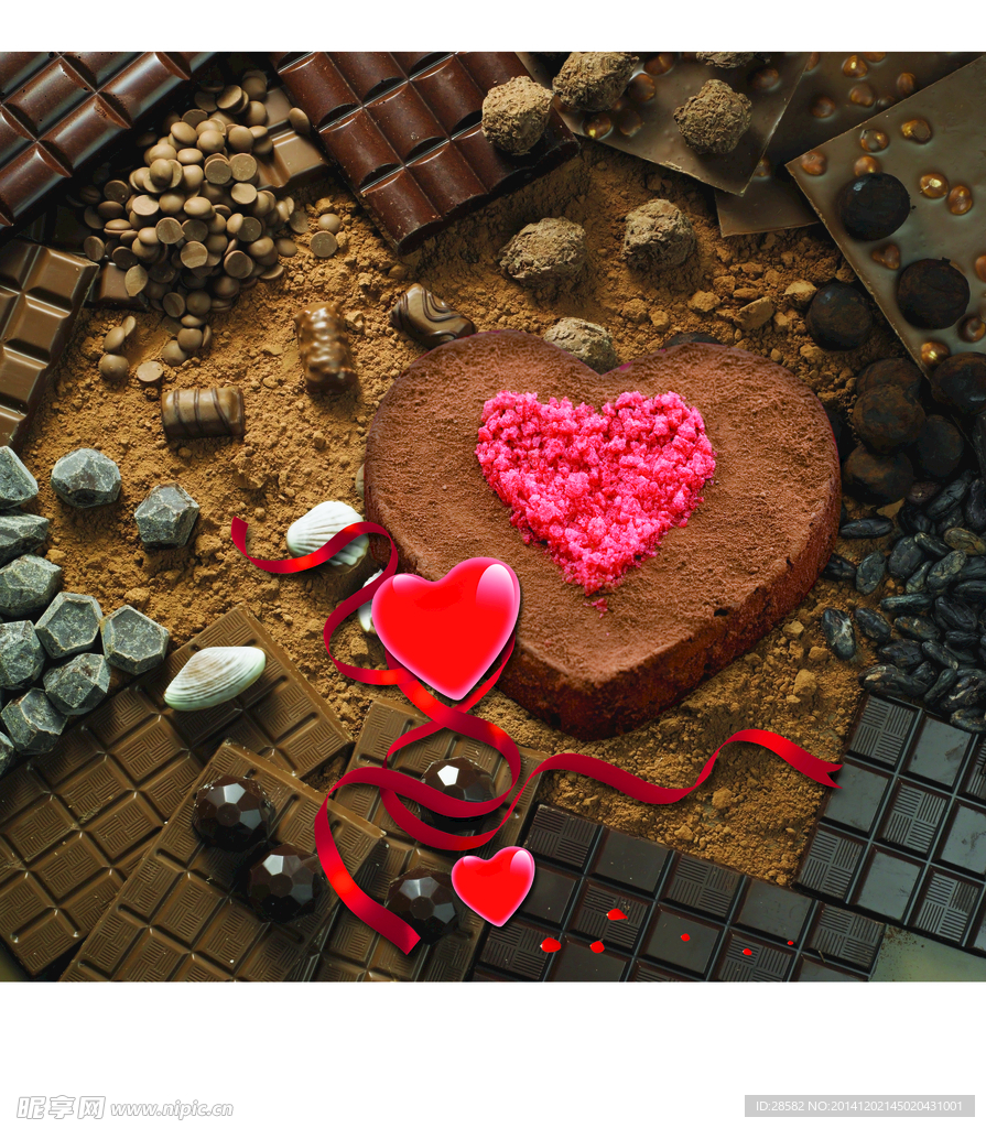 情人节巧克力礼品袋