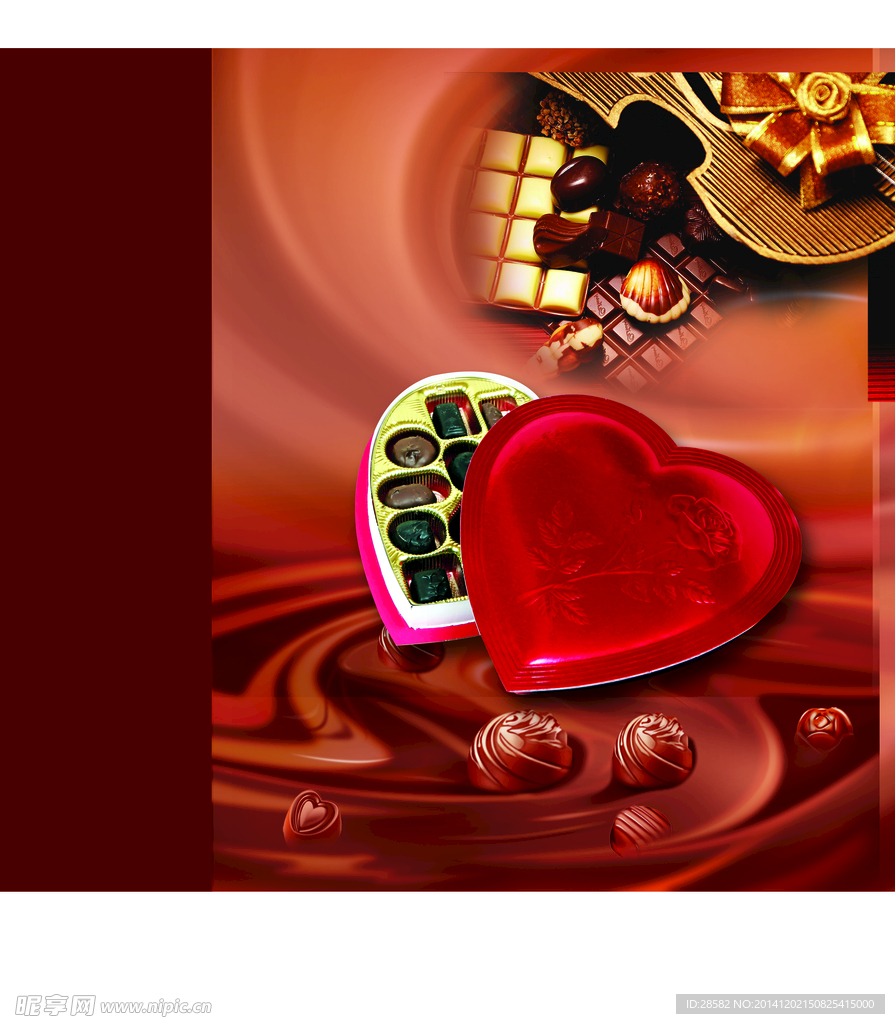 情人节巧克力礼品袋