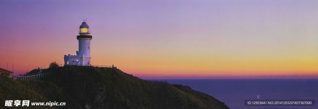 城市大海风光图片