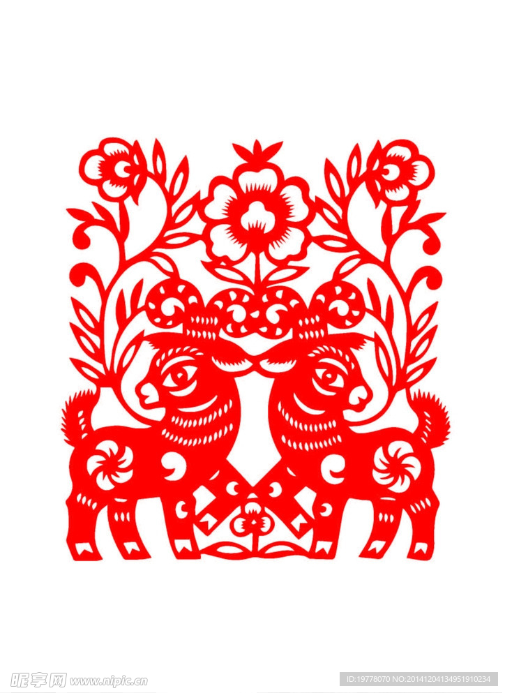 羊年剪纸