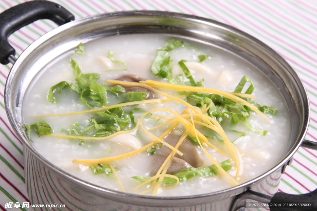 蔬菜什菌粥