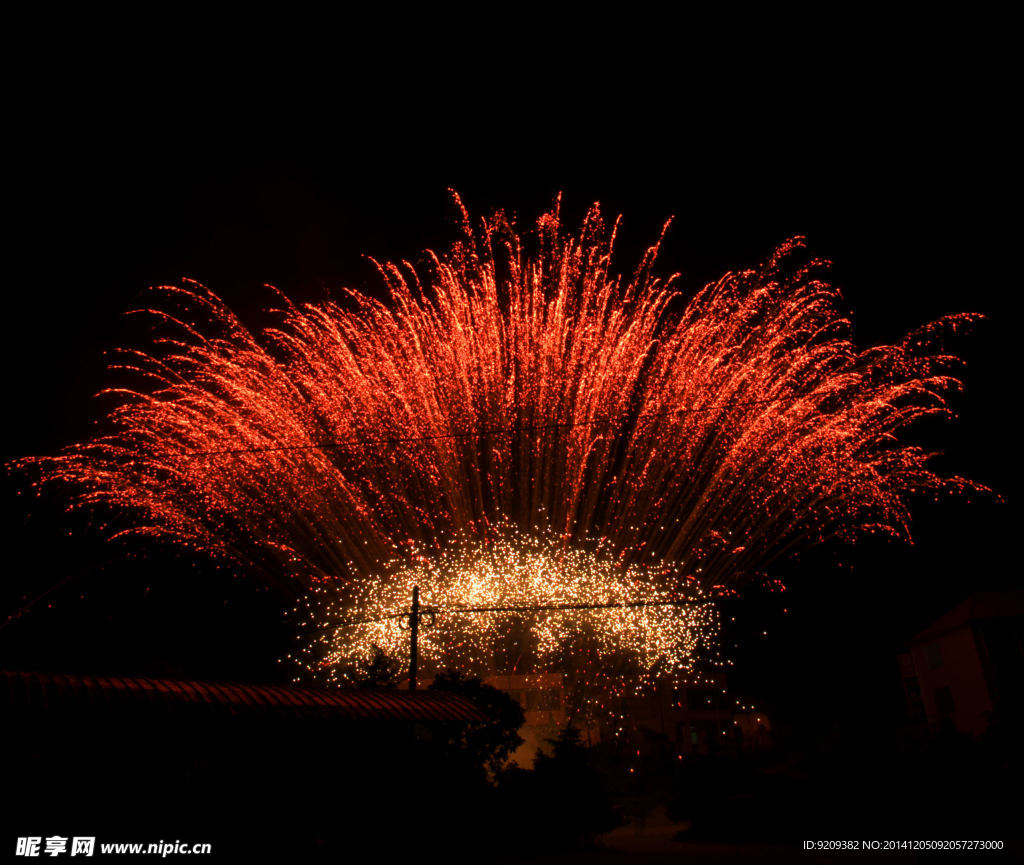 高清烟花焰火摄影图