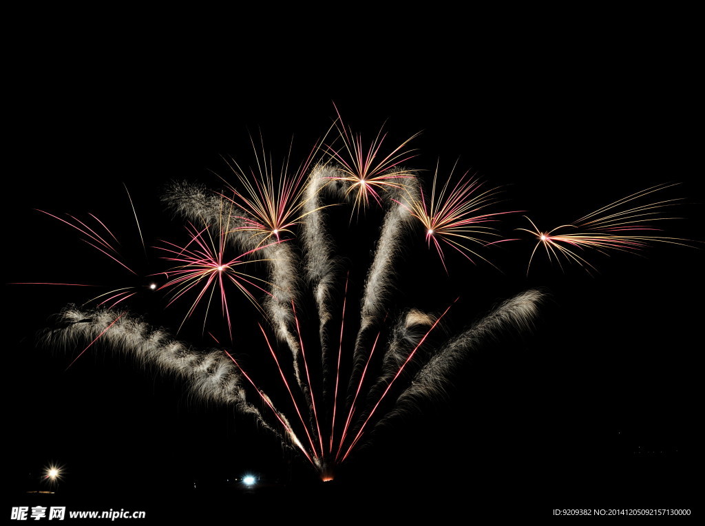 高清烟花焰火摄影图