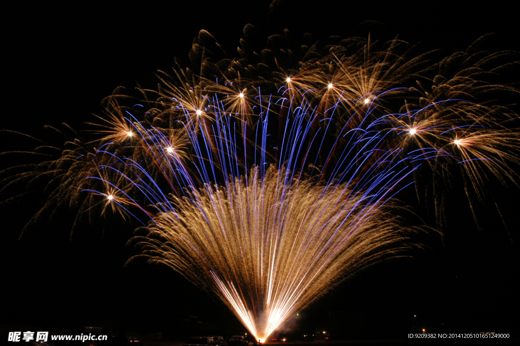高清烟花焰火摄影图