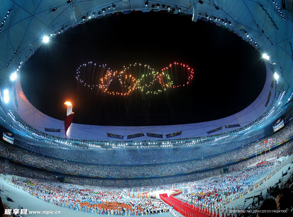 高清烟花焰火摄影图