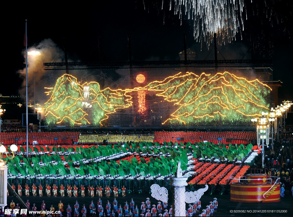 高清烟花焰火摄影图