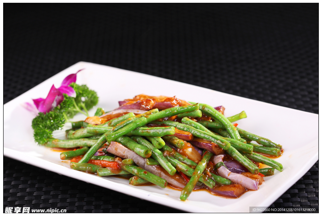 长豆角烧紫茄