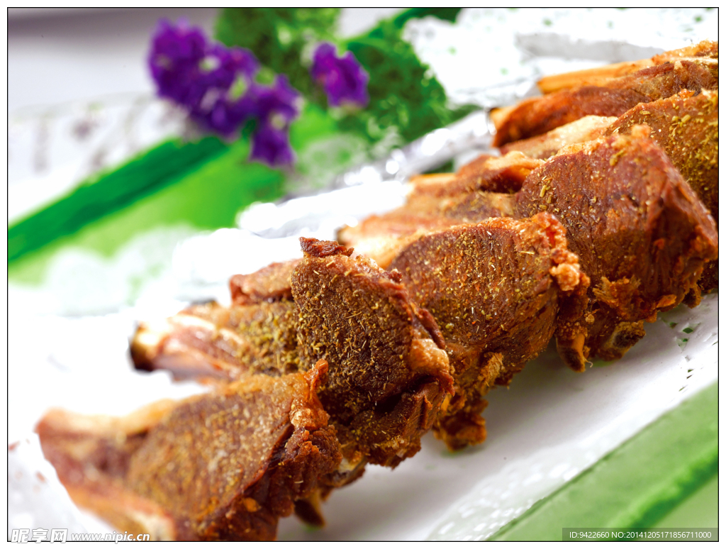 孜然烤羊排