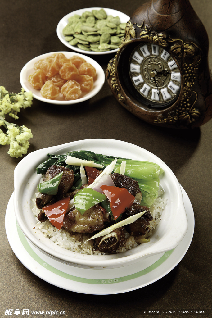 豉汁小排煲仔饭